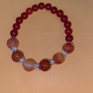 Carnelian Crystal Bracelet